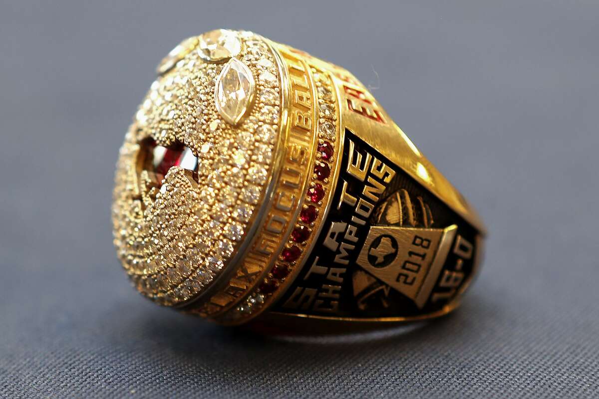 PHOTOS: An in-depth look at the North Shore state championship ring North Shore head coach Jon Kay's state championship ring is shown before a ring ceremony for the players Thursday, May 16, 2019, in Houston. Last fall North Shore captured its third state championship in a 41-36 win over Duncanville on a Hail Mary touchdown pass as time ran out. Browse through the photos for a look at the North Shore state championship ring as well as the players' reactions when they got them Thursday ...