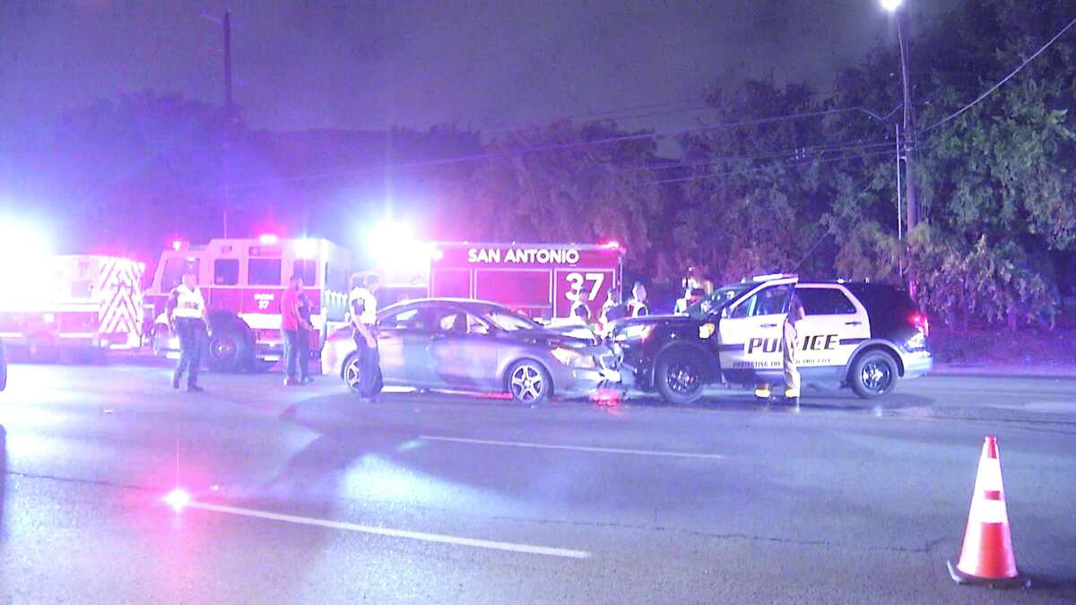 SAPD Officer Hospitalized After Head-on Crash On NW Side