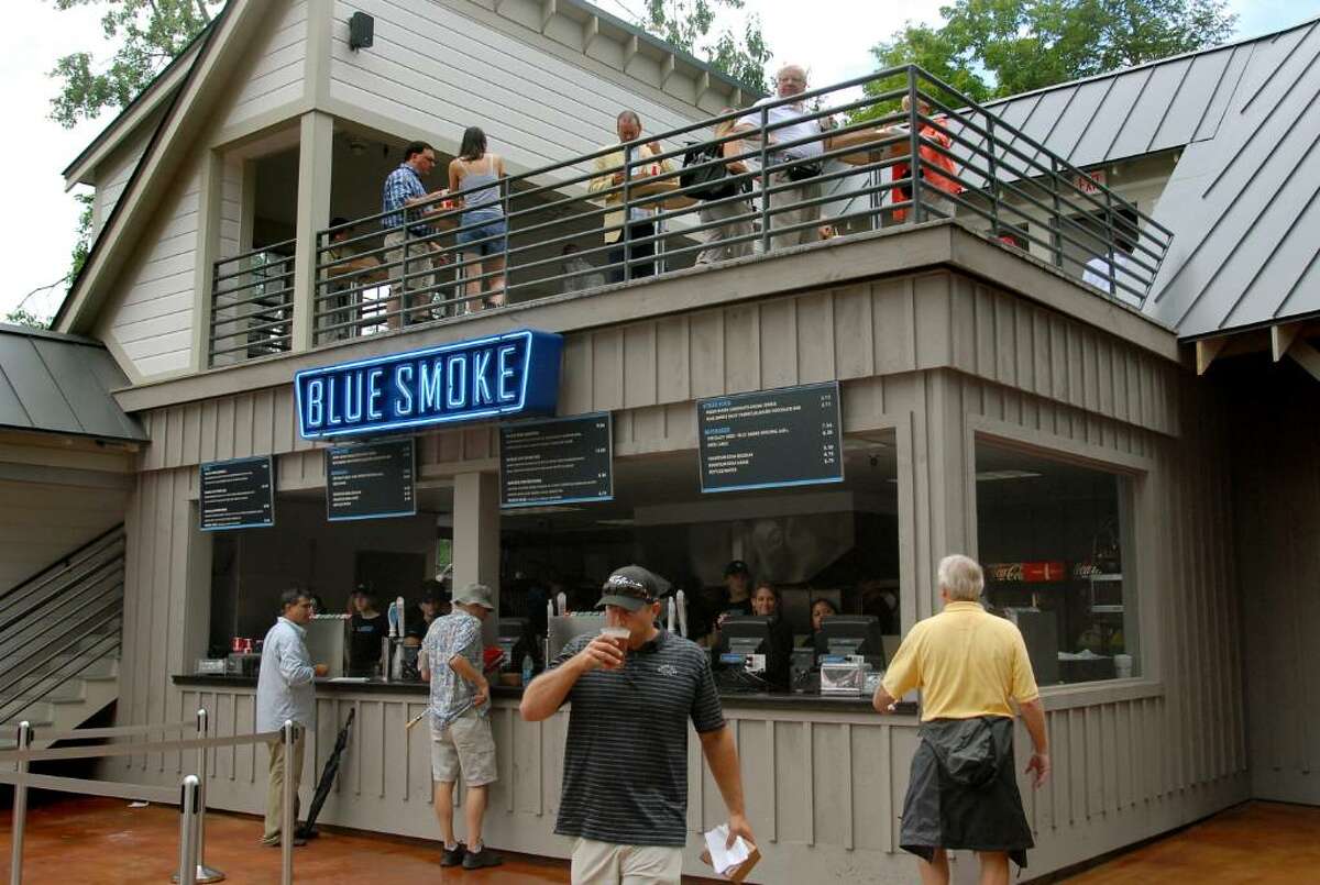 Blue Smoke at Saratoga Race Course (Cindy Schultz / Times Union)