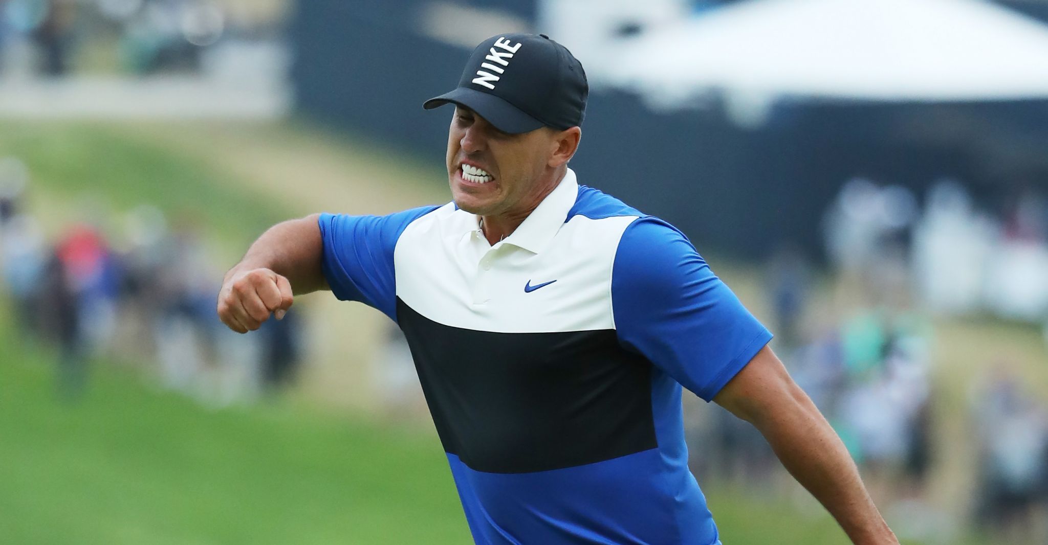 brooks koepka blue nike hat