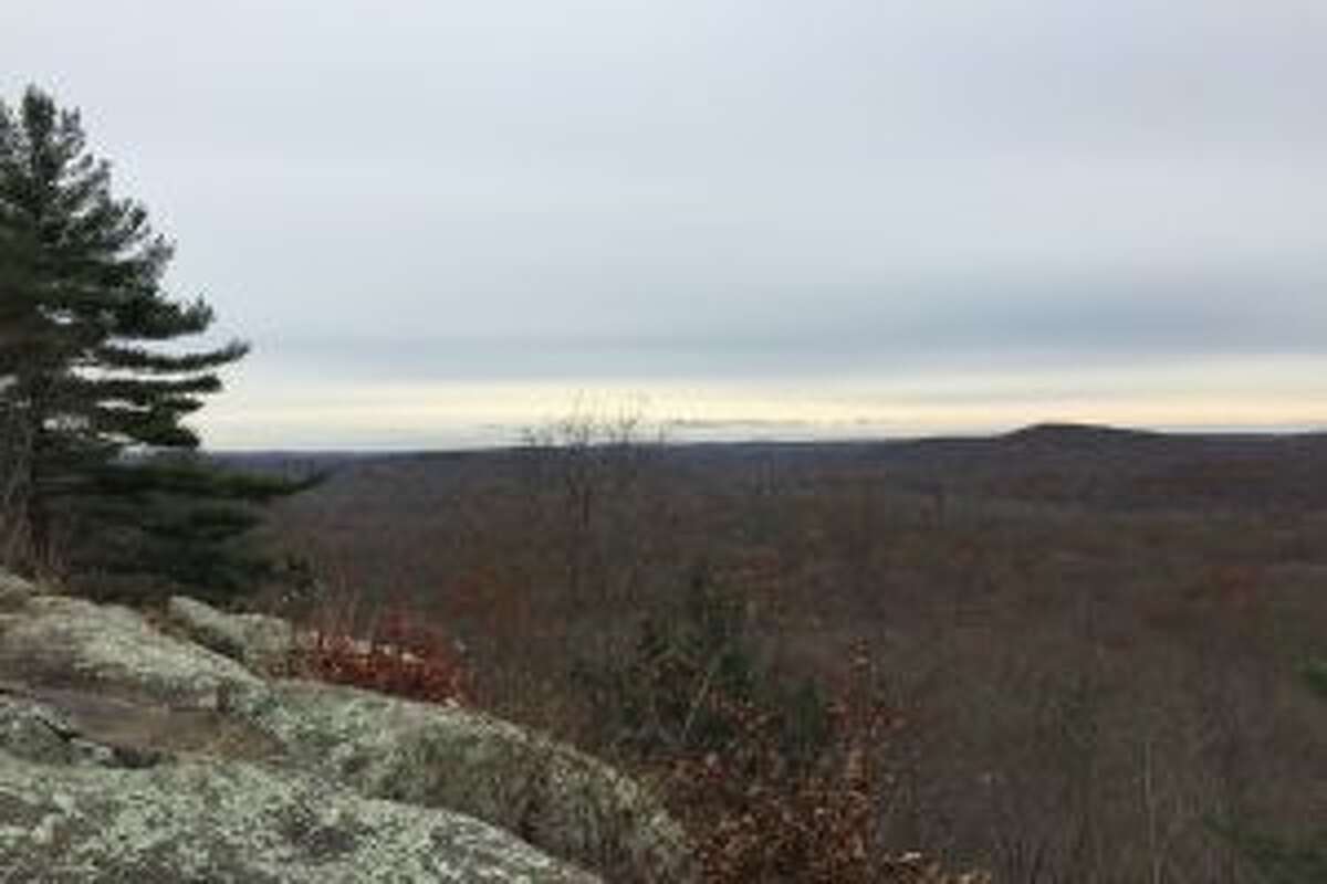 View from the Charles Ives cabin site at Pine Mountain in Ridgefield. — Rob McWilliams photo