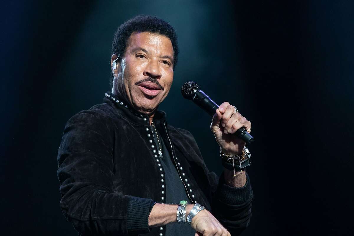 Lionel Richie performs on stage during the Kaaboo Texas music festival at AT&T Stadium in Arlington, Texas, on May 10, 2019.