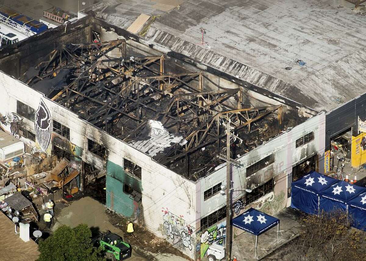 A massive blaze destroyed the Ghost Ship warehouse in Oakland and killed 36 people in December 2016.