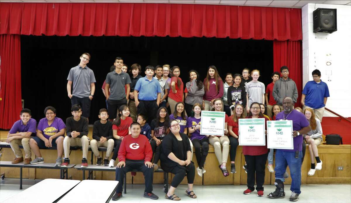Goddard Junior High won first place in all three categories for secondary schools.