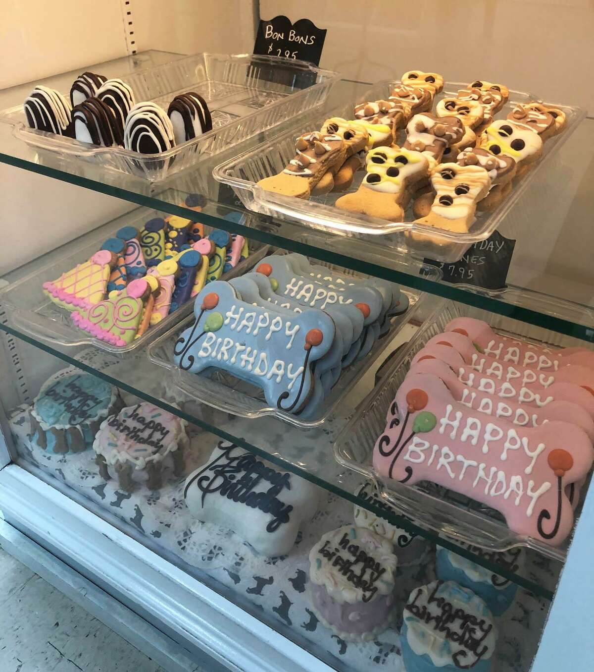 Spectrum/Debbie Bauman, owner of The Barkery Boo’tique in New Milford has moved the business from Bank Street to 92 Park Lane Road (Route 202). A variety of special baked goods are among the items sold at the store. May 2019