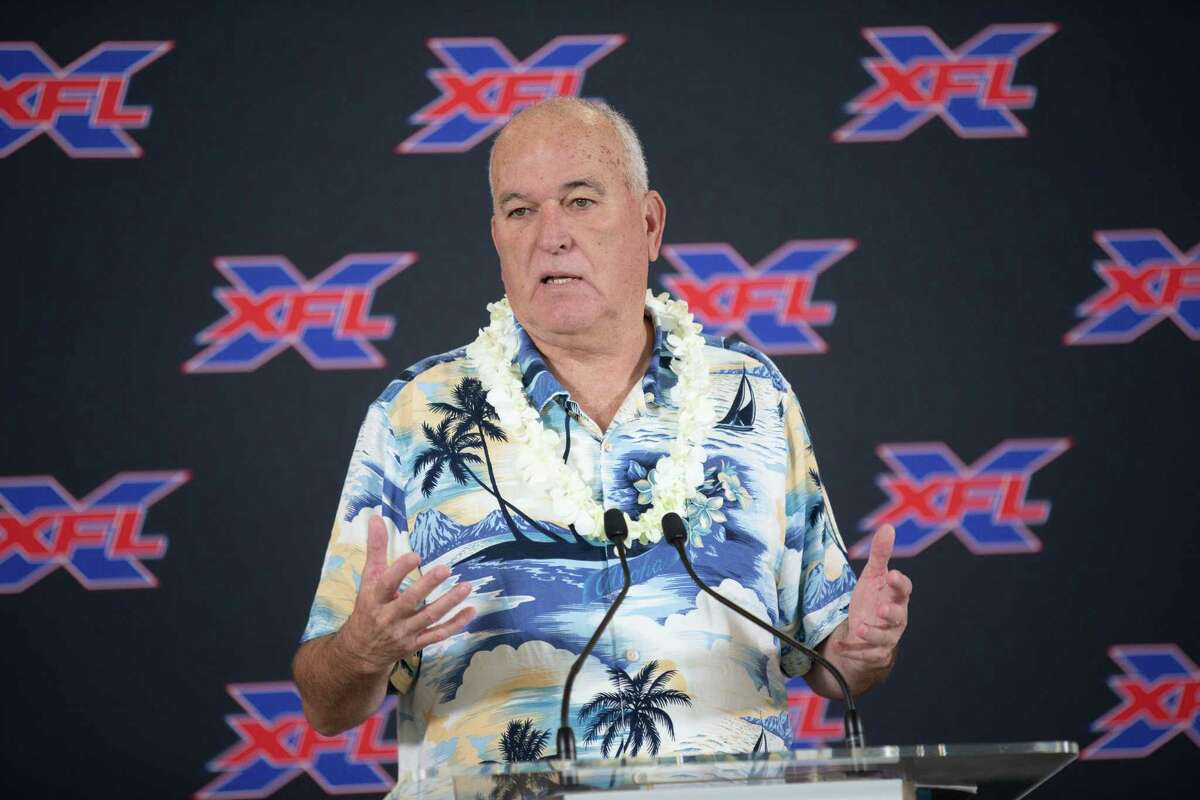PHOTOS: NFL players from Houston (2018)  XFL Head Coach June Jones speaking to the media during Houston XFL Press Conference at TDECU Stadium, Monday, May 20, 2019, in Houston.  >>>A look at 2018 NFL rosters and picking out which players played high school football in Houston ... 