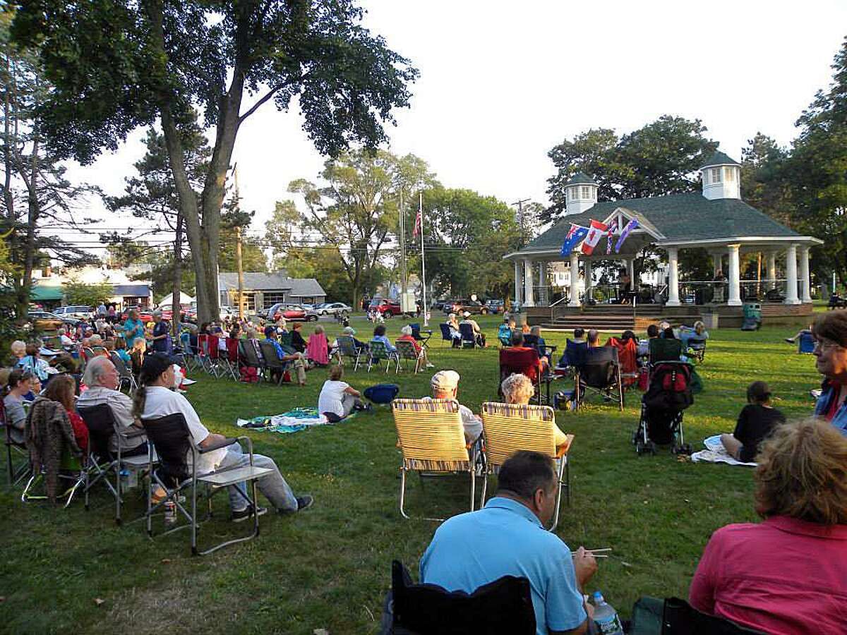 A photo of a previous summer concert series in Stratford, Conn.