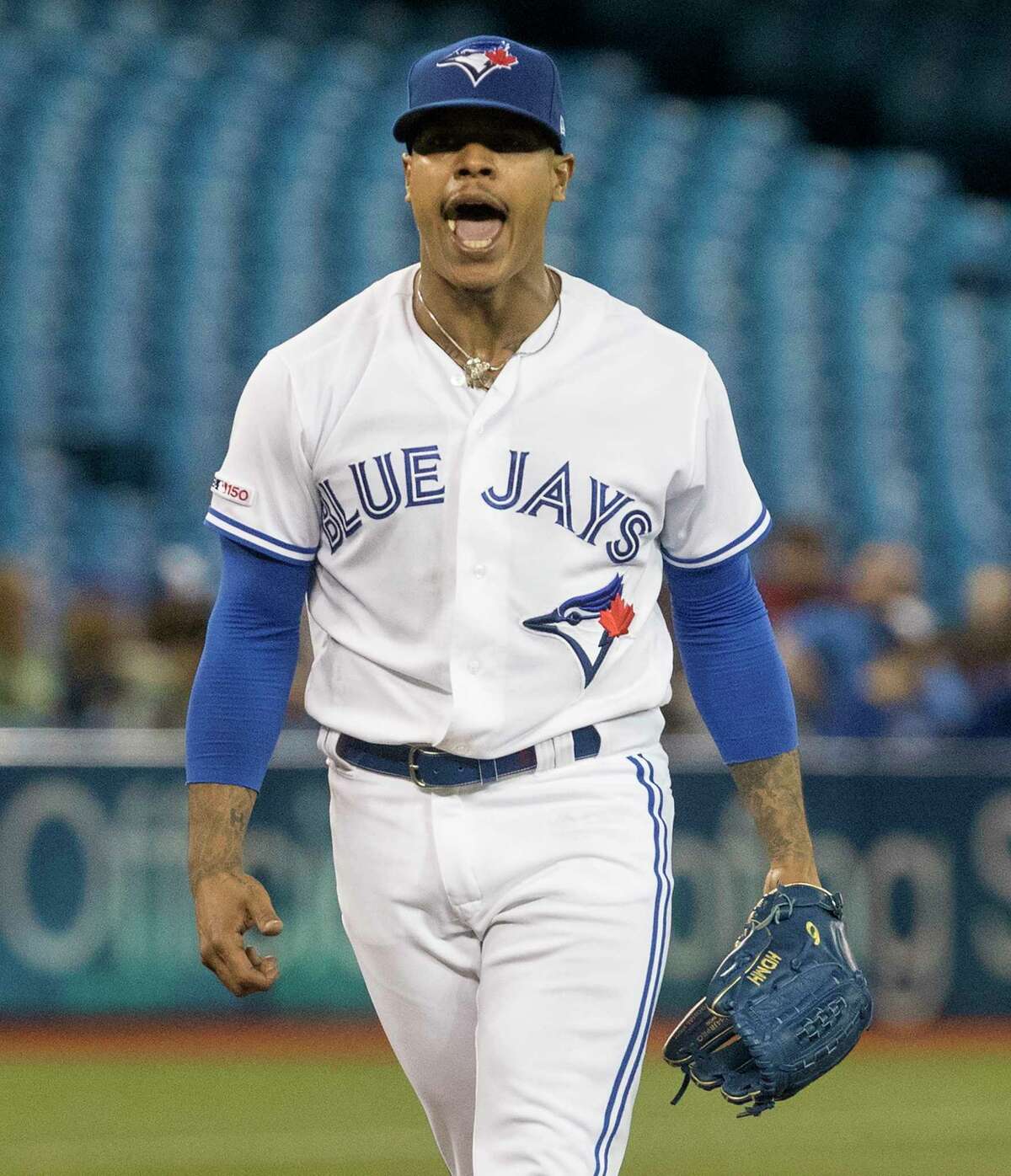 Toronto Blue Jays starting pitcher MARCUS STROMAN strike out pitch