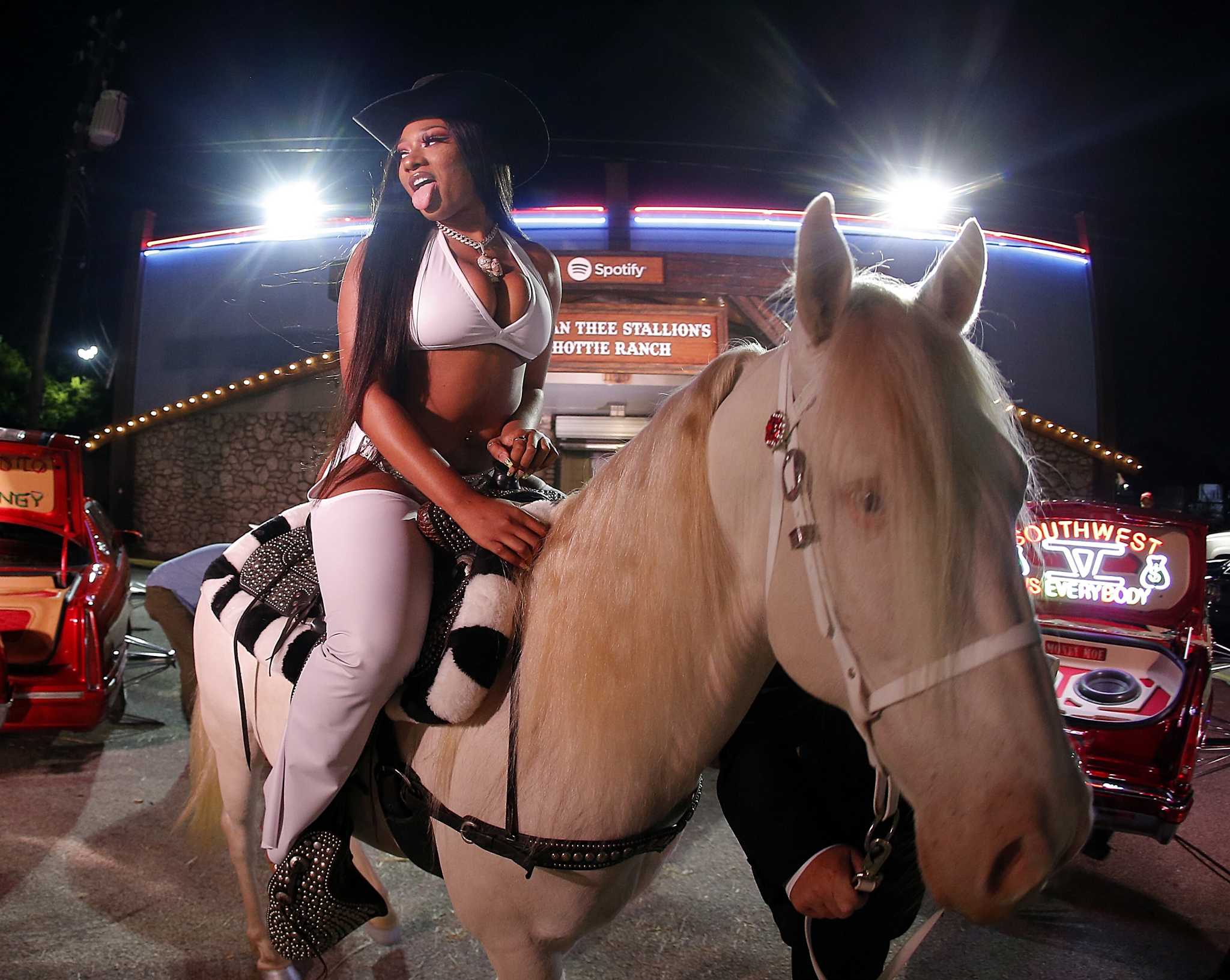 Megan Thee Stallion drops new video and. megan thee stallion cowgirl outfit. 