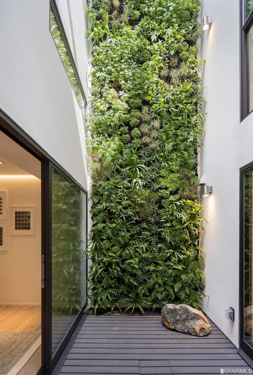 San Francisco spec house with 30-foot-tall living wall asks $4.2 million