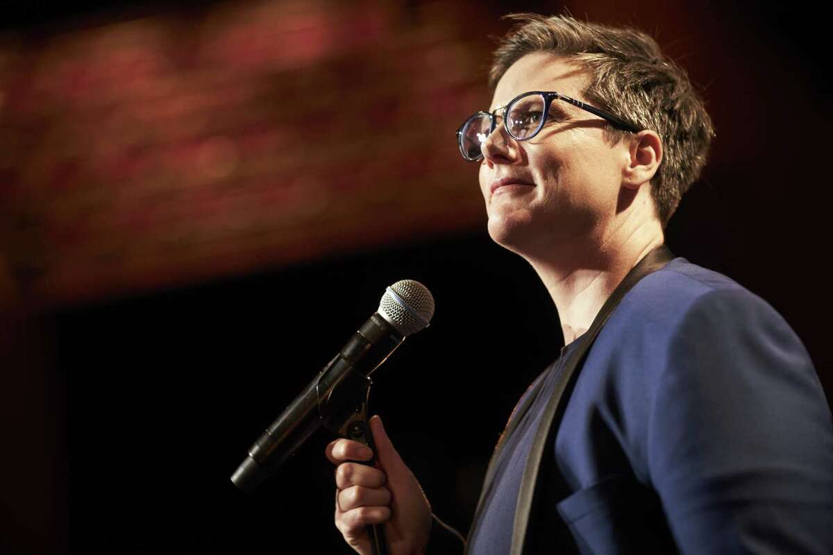 Australian comedian Hannah Gadsby talks about her life the stand-up special "Nanette."