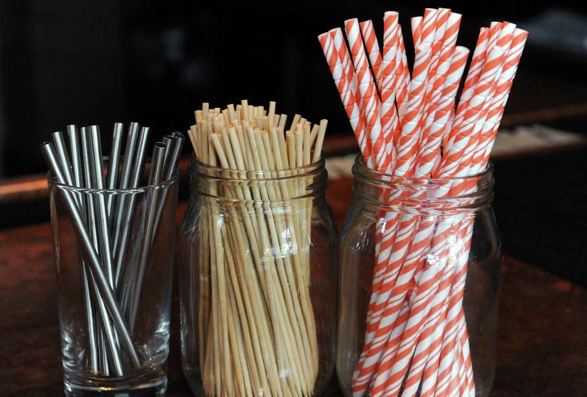 Plastic-free straws, like those pictured here, can be an issue for those with disabilities, officials said. Norwalk’s plans to ban single-use plastic straws are getting reviewed.