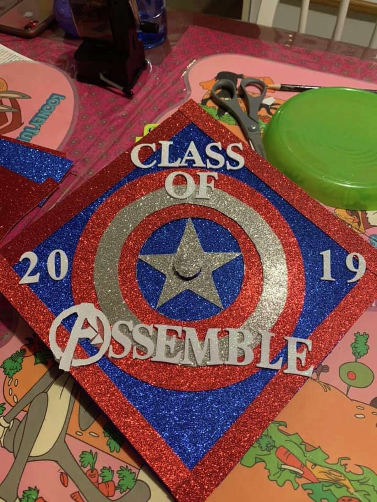 Graduation cap picture submitted by Laura Villanueva on Wednesday, May 22, 2019.