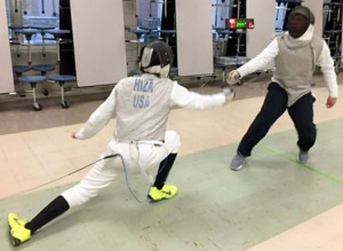 Milford's Andrew Hiza firstteam USA fencing