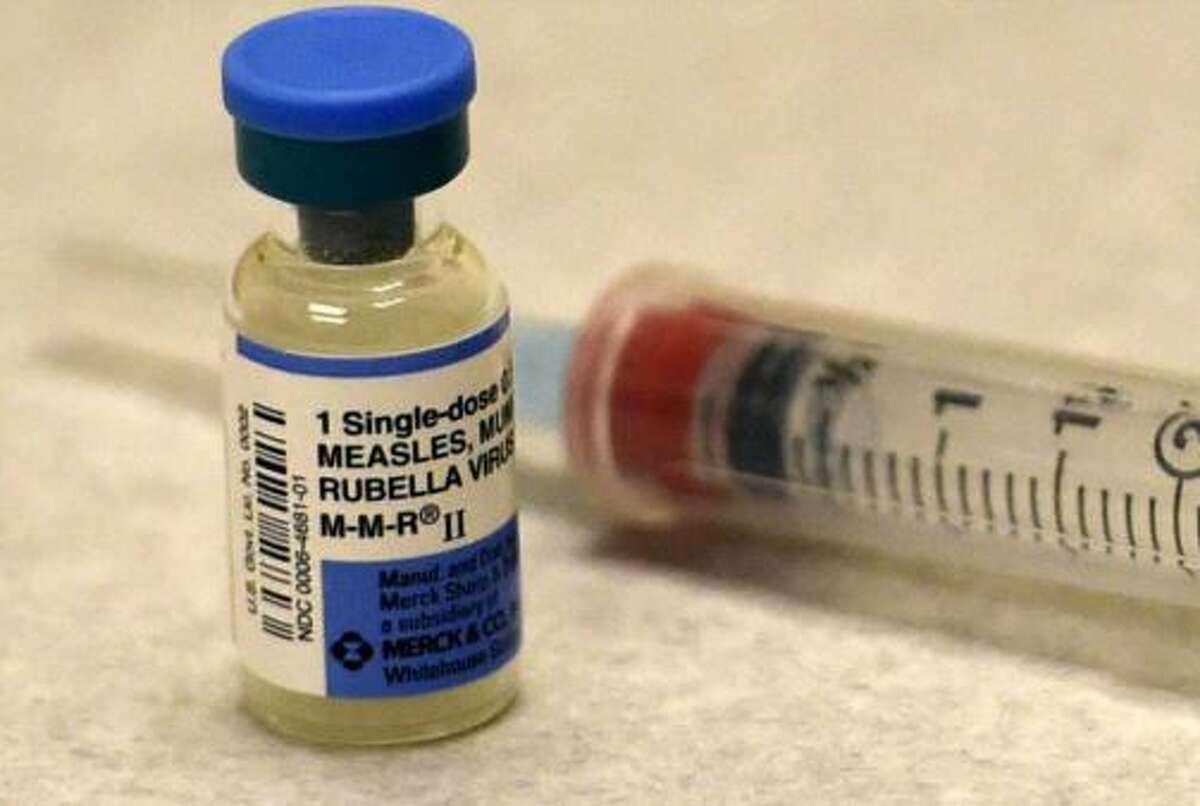 The measles vaccine photographed at the Whitney M. Young Health Center Friday morning Feb. 6, 2015 in Albany, N.Y.