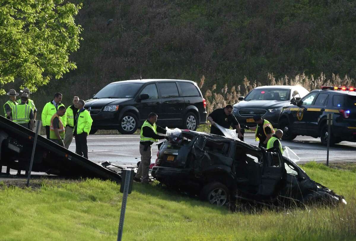 State Police investigating deadly crash at Albany interstate exit