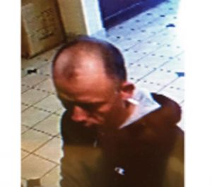 Man wanted for stealing construction tools
