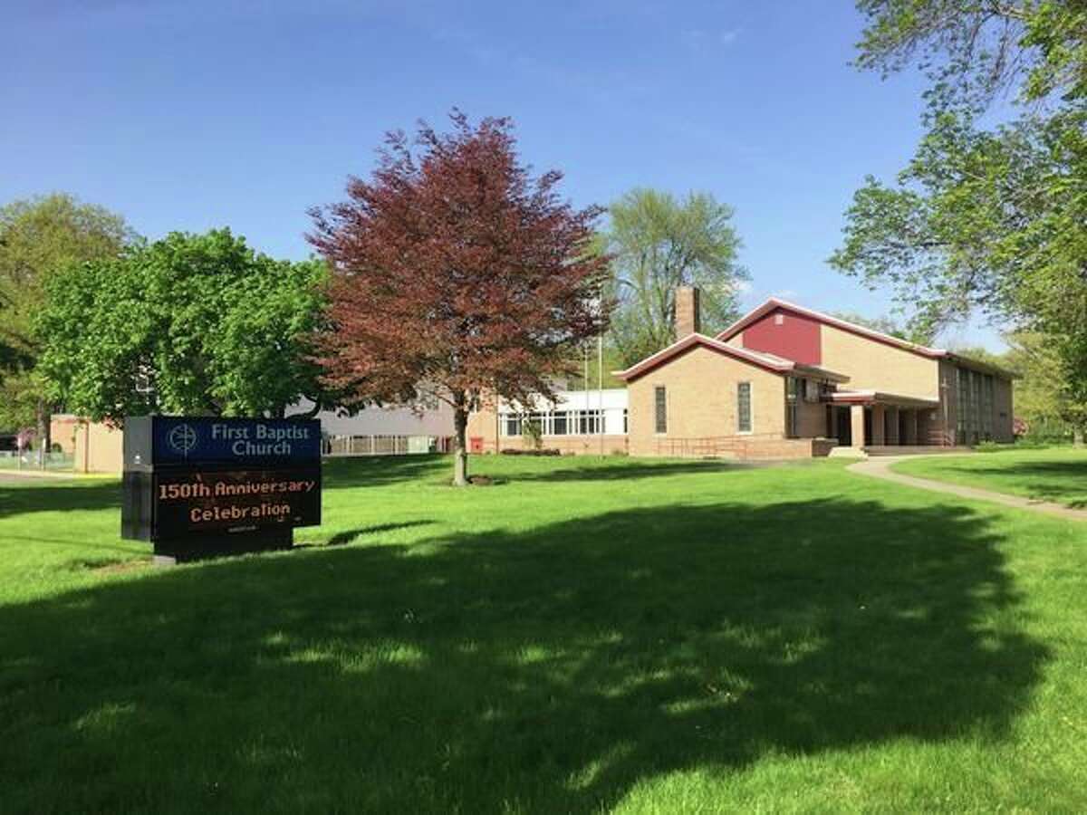 First Baptist Church, located at 915 Sugnet Road, will celebrate its 150th anniversary May 31-June 2. (Victoria Ritter/vritter@mdn.net)