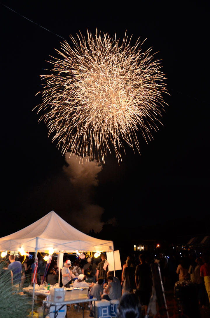 Fireworks light up Milford sky to kick off summer