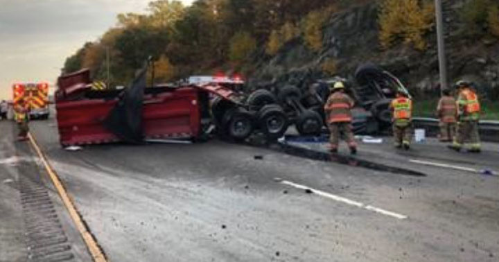 Middletown man died in dump truck crash on I-95