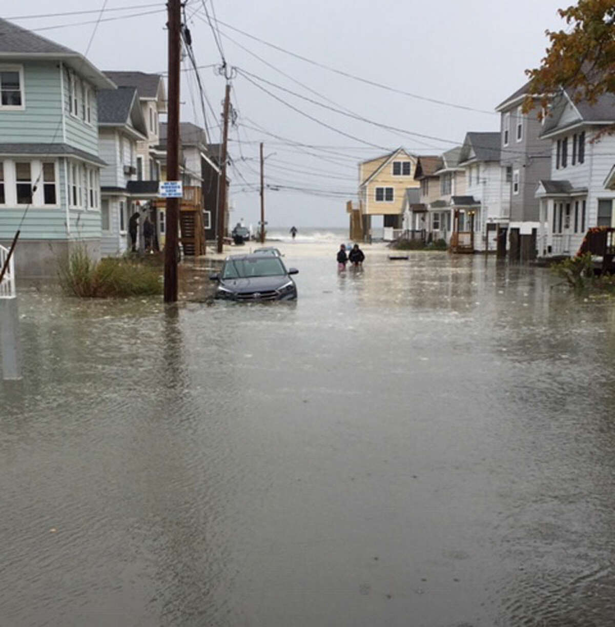 Storm causes serious flooding in Milford