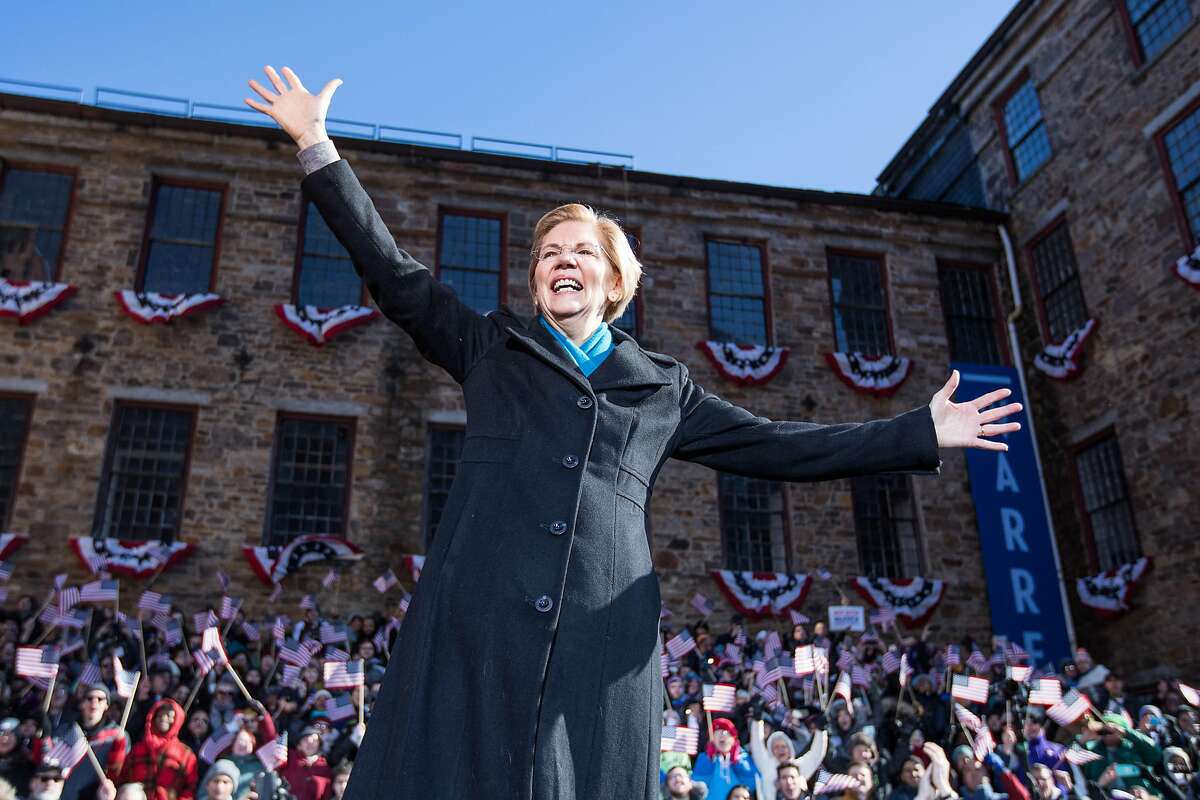 LAWRENCE, MA - FEBRUARY 09: Sen. Elizabeth Warren (D-MA), announces her official bid for President on February 9, 2019 in Lawrence, Massachusetts. Warren announced today that she was launching her 2020 presidential campaign. (Photo by Scott Eisen/Getty Images) *** BESTPIX ***