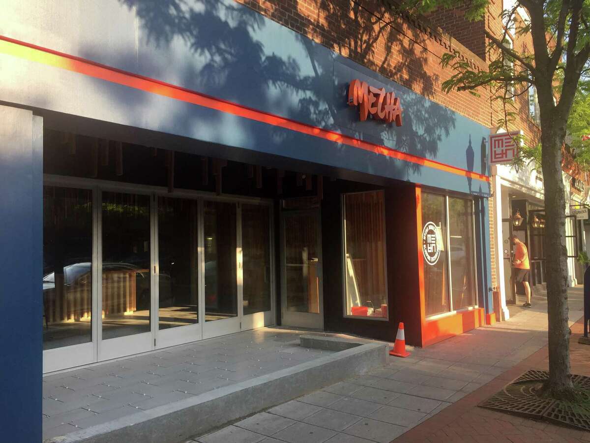 A Mecha noodle bar is under construction at 151 Bedford St., in downtown Stamford, Conn.