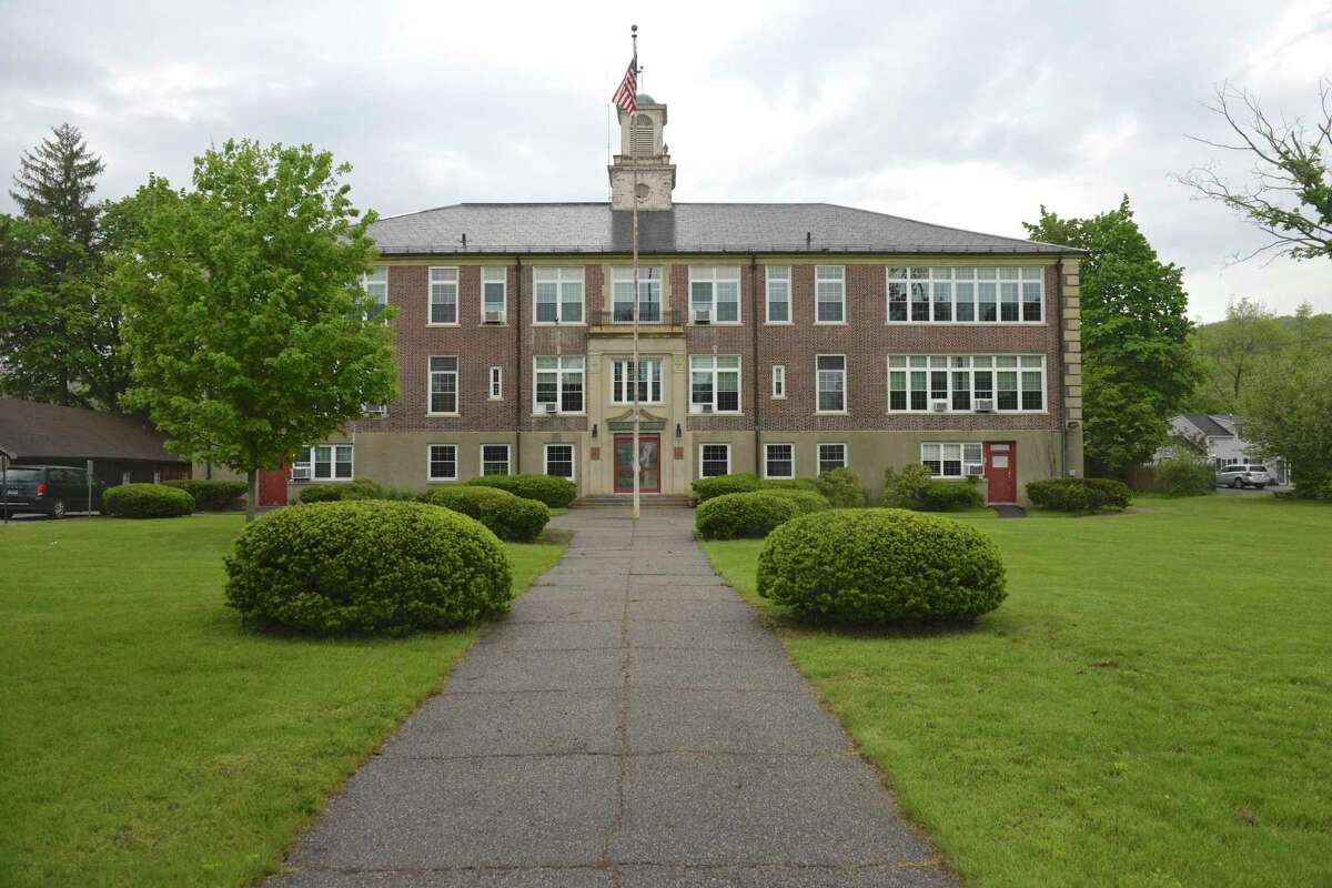 The town of New Milford is using a grant to have a consultant study the best way to use the East Street building, also known as the Lillis Administration building. Friday, May 17, 2019, in New Milford, Conn.