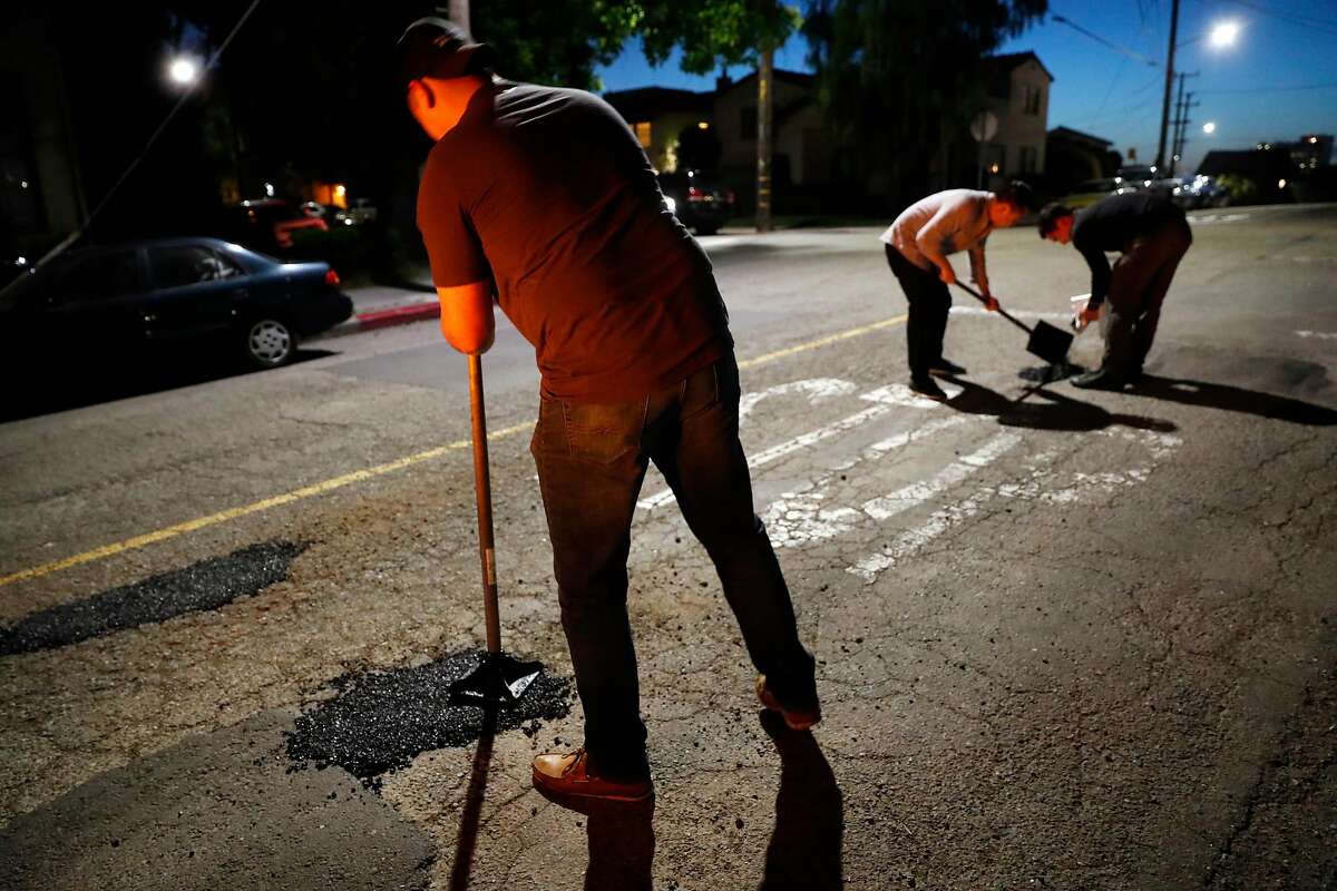 Oaklands Pothole Vigilantes Address Gaping Problem One Road Crater At A Time