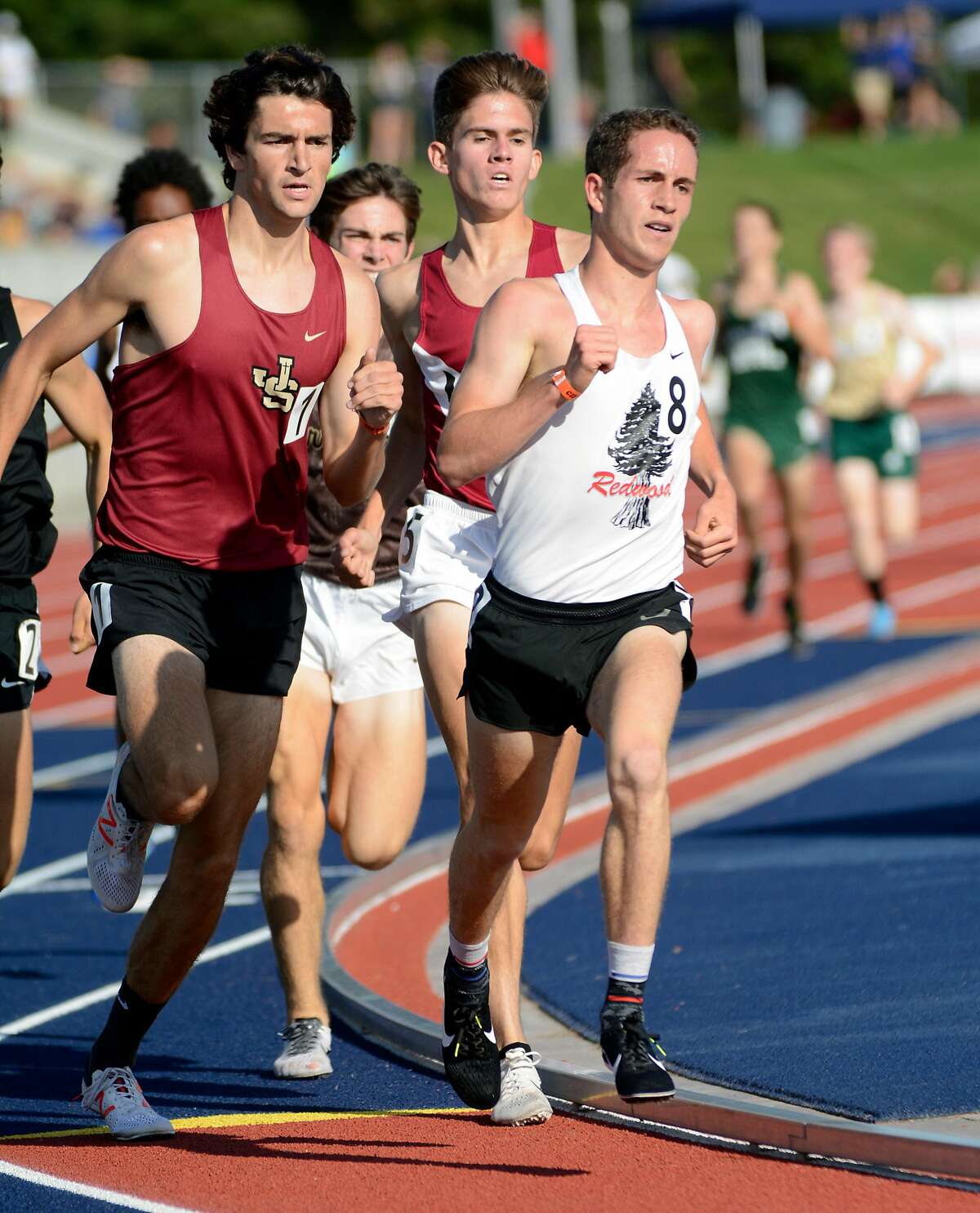 Liam Anderson of Redwood-Larkspur powered his way to a 1,600-meter trials win in 4 minutes, 12.20 seconds at the�CIF State Track and Field Championship.