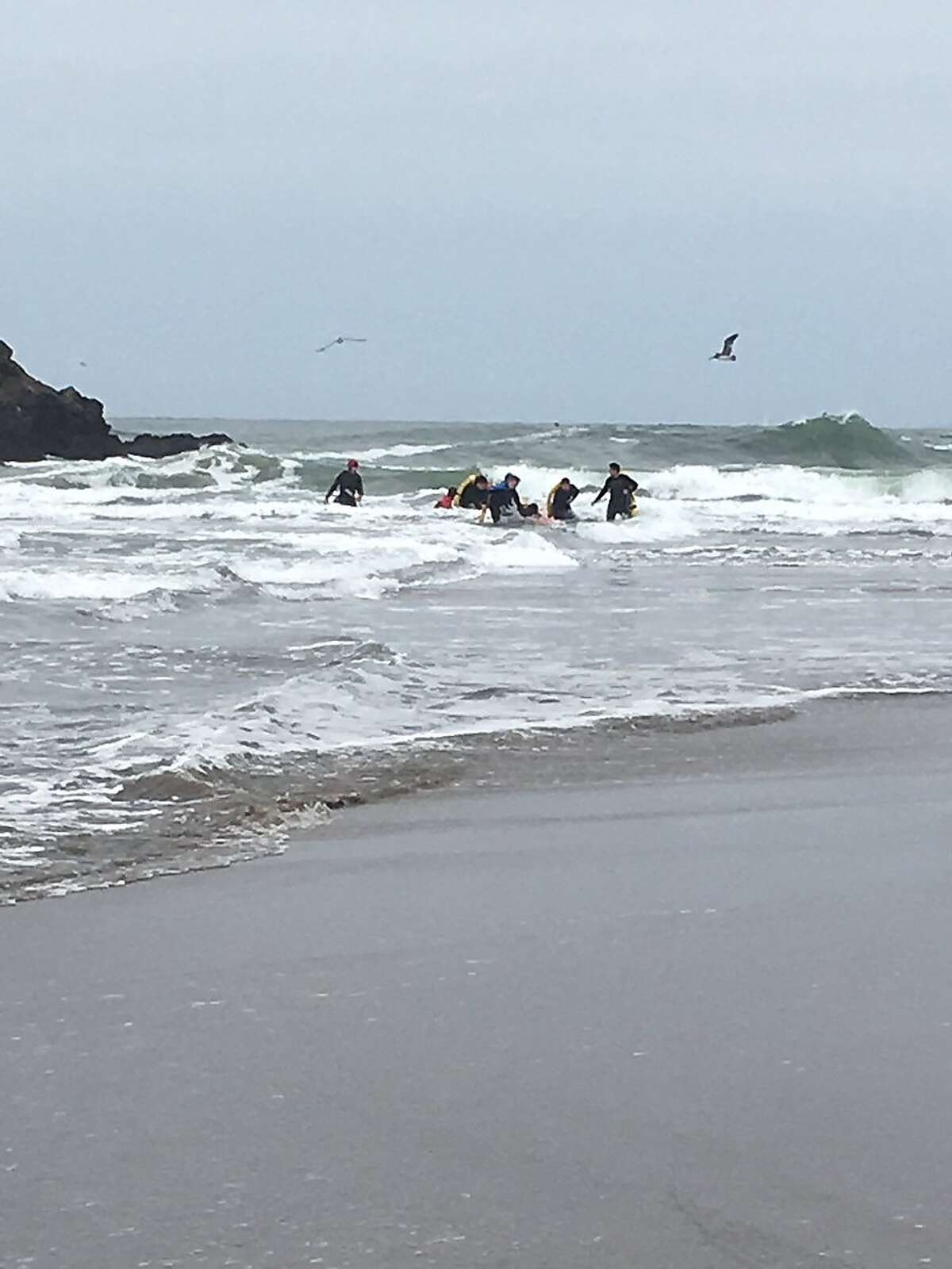 Man rescued from Seal Rock near Cliff House, fire officials say