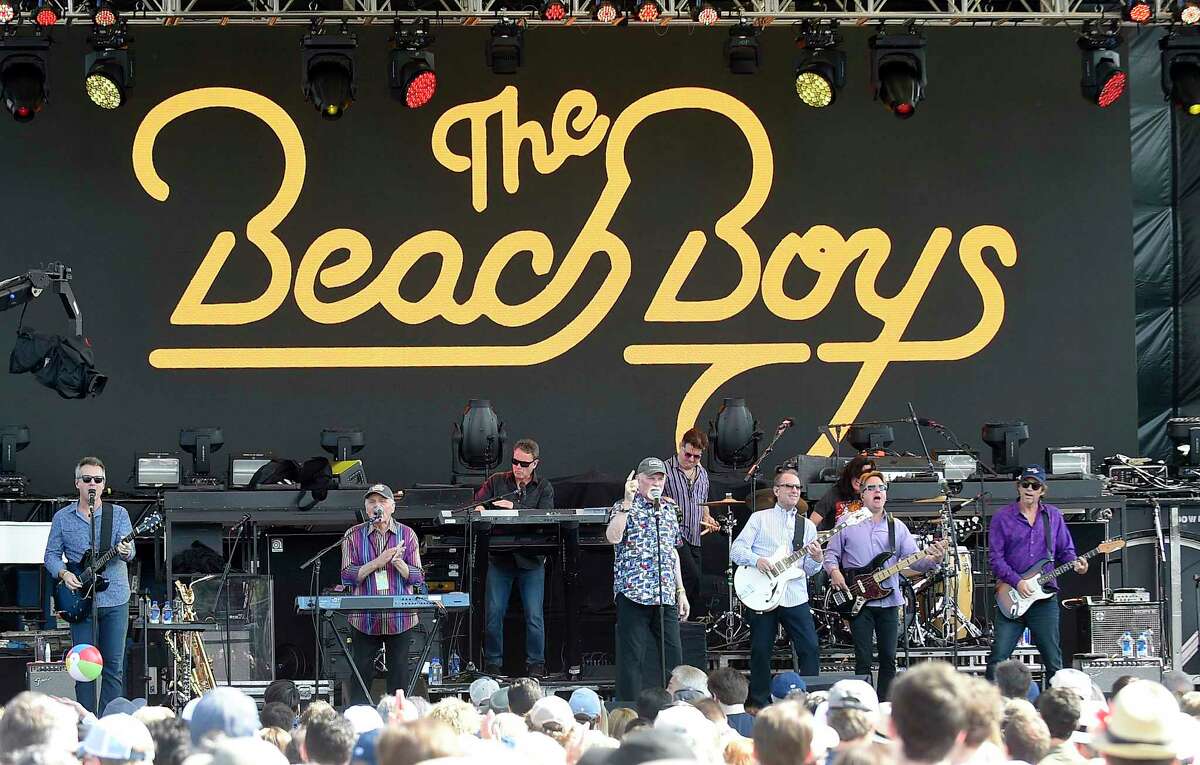 The Beach Boys perform during the Greenwich Town Party all day musical event at Roger Sherman Baldwin Park on May 25, 2019 in Greenwich, Connecticut.
