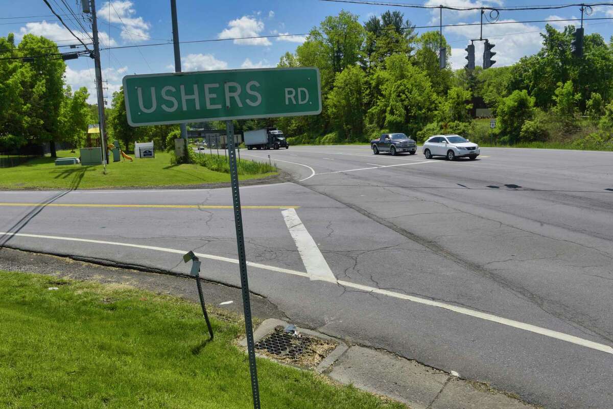 A view looking south of the intersection of route 9 and Ushers Road on Sunday, May 26, 2019, in Clifton Park, N.Y. (Paul Buckowski/Times Union)
