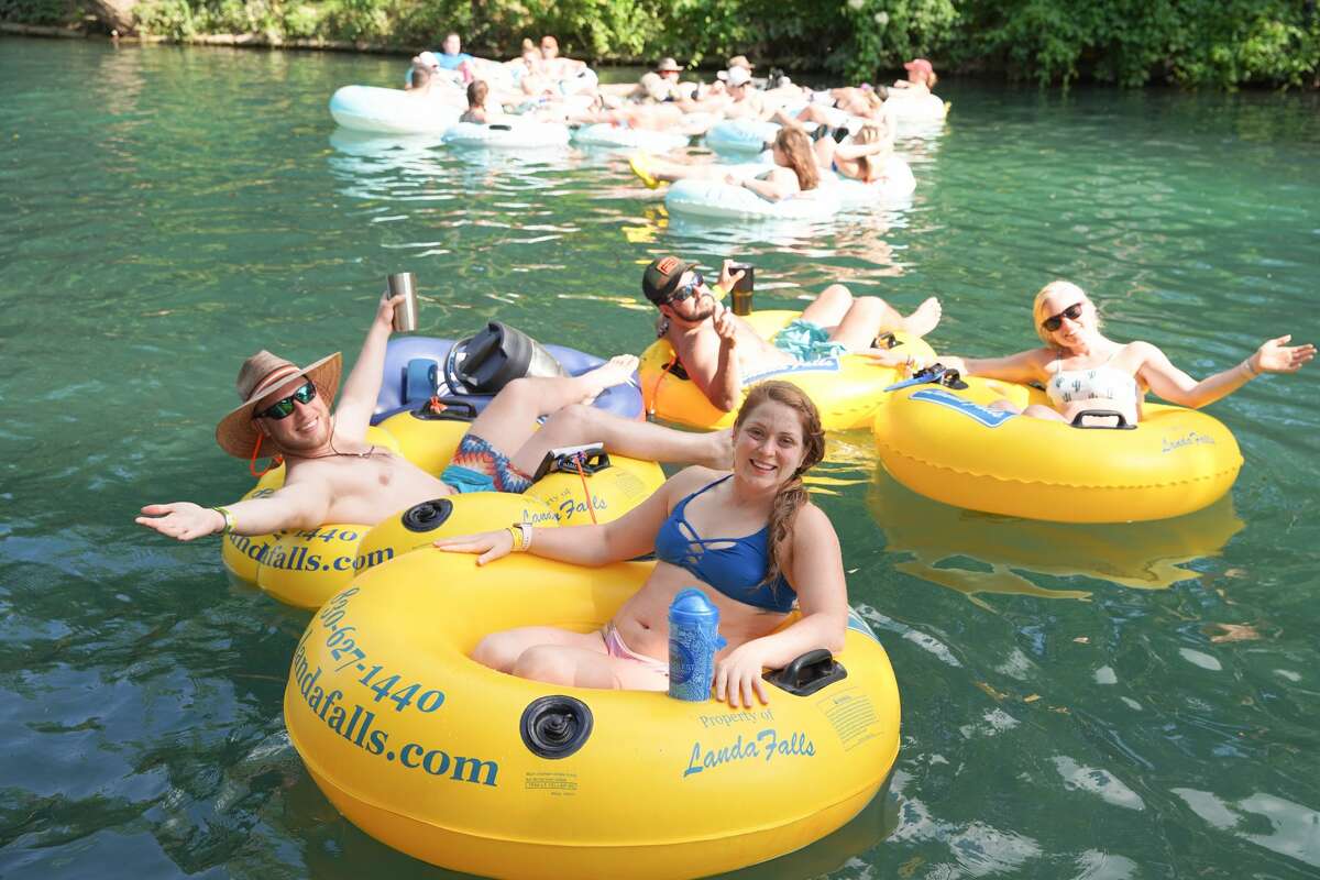 Warm temperatures during the unofficial start of the summer season brought tubers to New Braunfels' Comal and Guadalupe rivers on Saturday May 25, 2019.