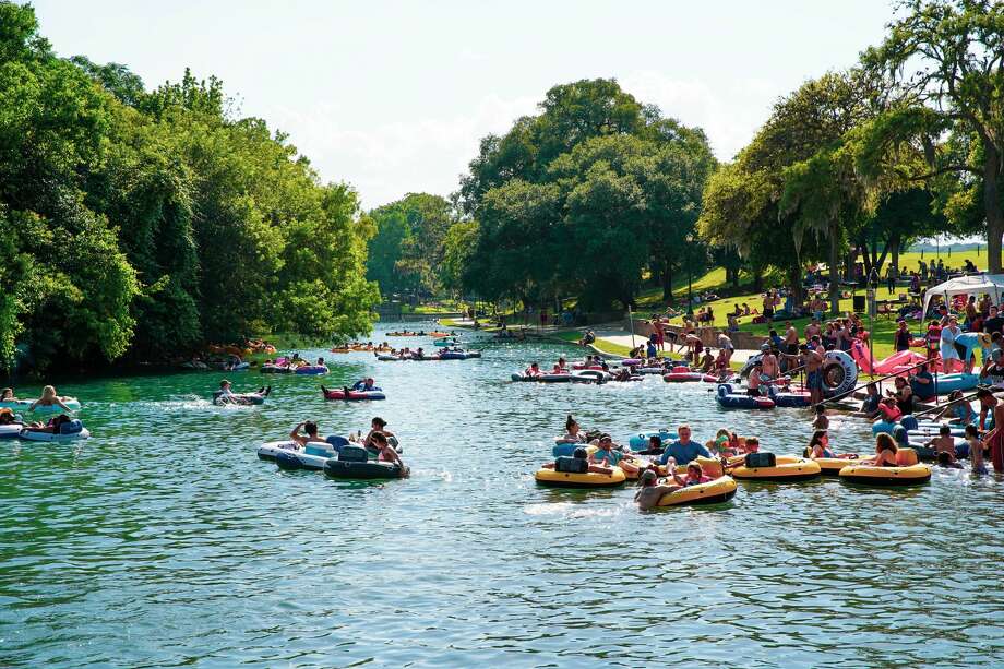 With Memorial Day weekend, the unofficial start for tubing season, fast approaching, some river revelers are wondering how Gov. Greg Abbott's reopening plan applies to the Texas tradition. Photo: Stacey Lovett, For MySA.com