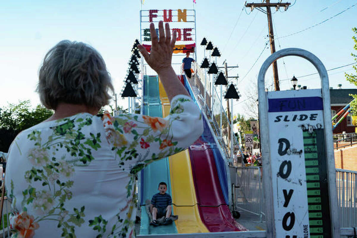 Roads were closed and parking lots were filled with carnival rides and games Friday night for the 35th annual Bonifest celebration.
