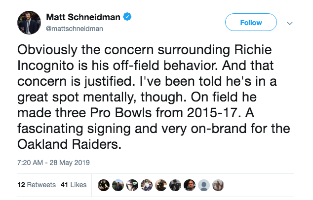 Oakland Raiders Sign Troubled Lineman Richie Incognito - GV Wire - Explore.  Explain. Expose