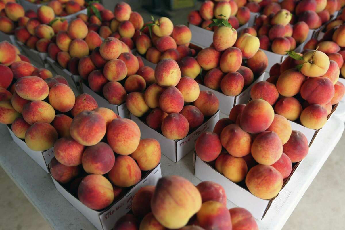 Fredericksburg peaches will be on hand at two San Antonio