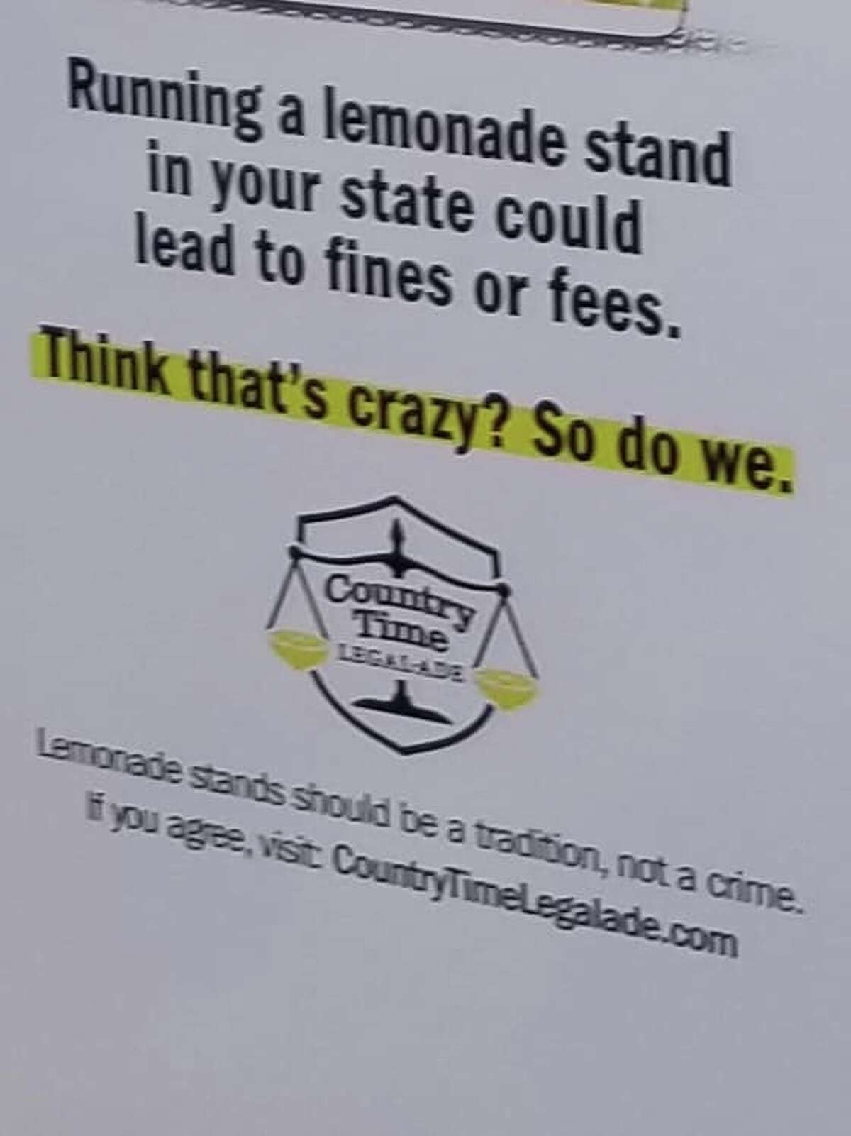 'Save Our Lemonade Stands Bill' passes Texas lege, awaits Gov. Abbott's signature