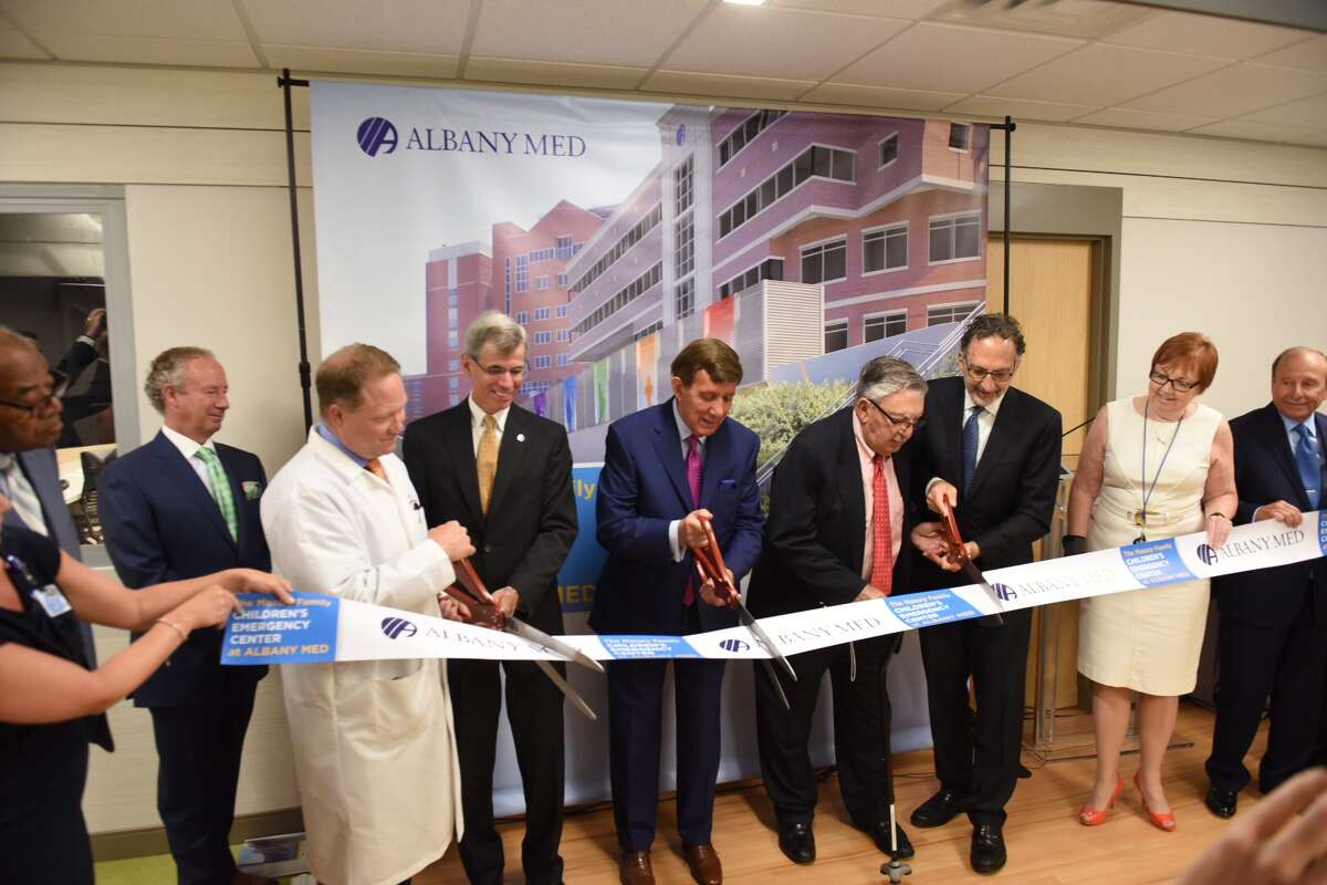 Albany Medical Center CEO and President James Barba is photographed during the Pediatric Emergency Department ribbon cutting.
