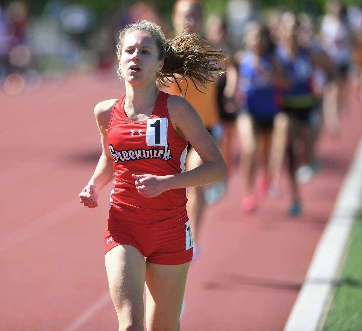 Greenwich’s Mari Noble will lead the Cardinals at the Class LL indoor track and field championships on Thursday in New Haven.