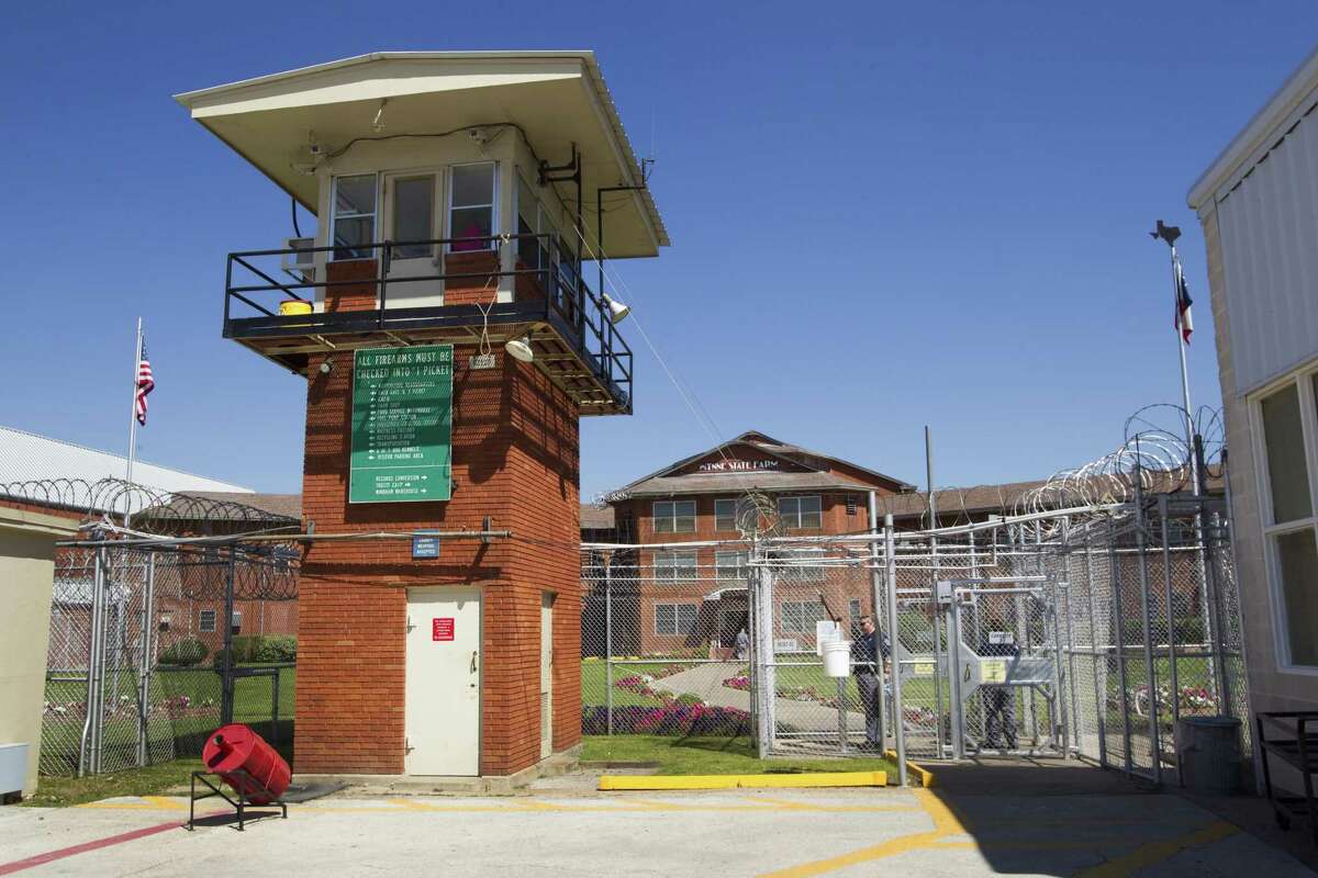 The front gate of the Wynne Unit is shown on March 26, 2012, in Huntsville.