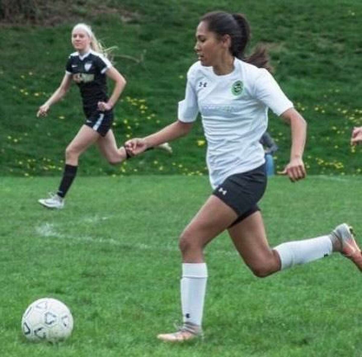 Norwalk soccer player Stephany Escalante, winner of the Fairfield County Sports Commission’s 2019 Chelsea Cohen Memorial Scholarship.