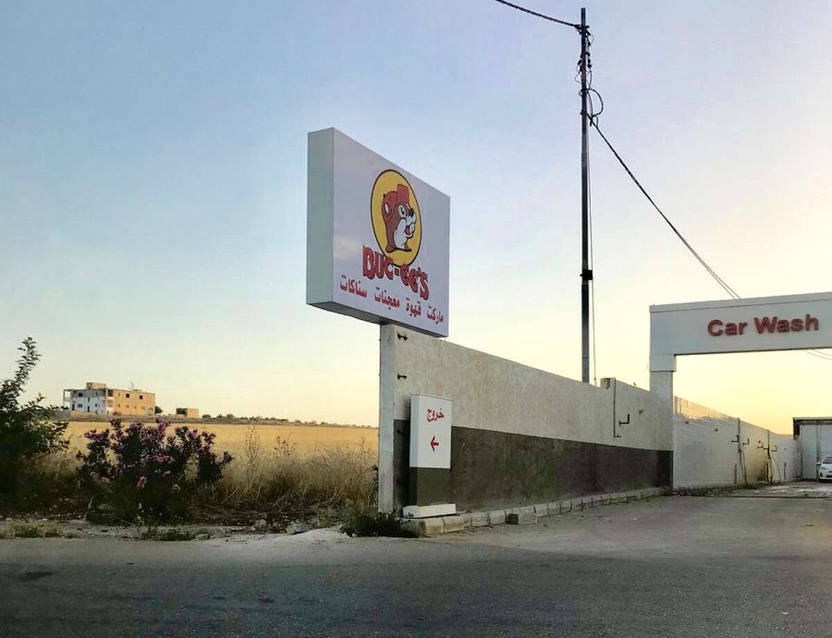 This... Buc-ee's sign was spotted in Amman, Jordan. >>>See 25 Buc-ee's facts that might surprise you.