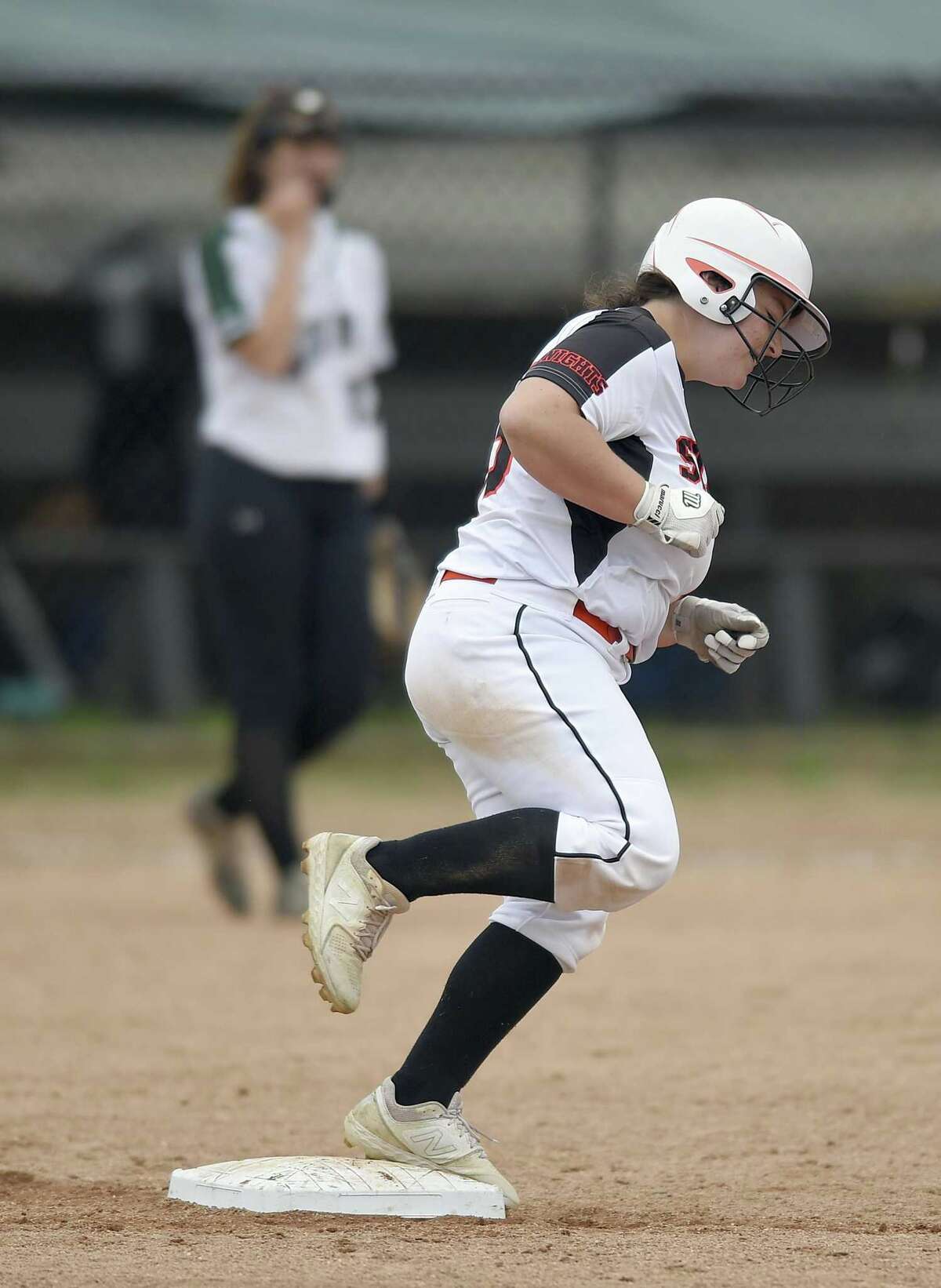 Stamford defeated New Milford 10-0 in a CIAC Class LL softball tournament at Stamford High School on May 29, 2019 in Stamford, Connecticut.