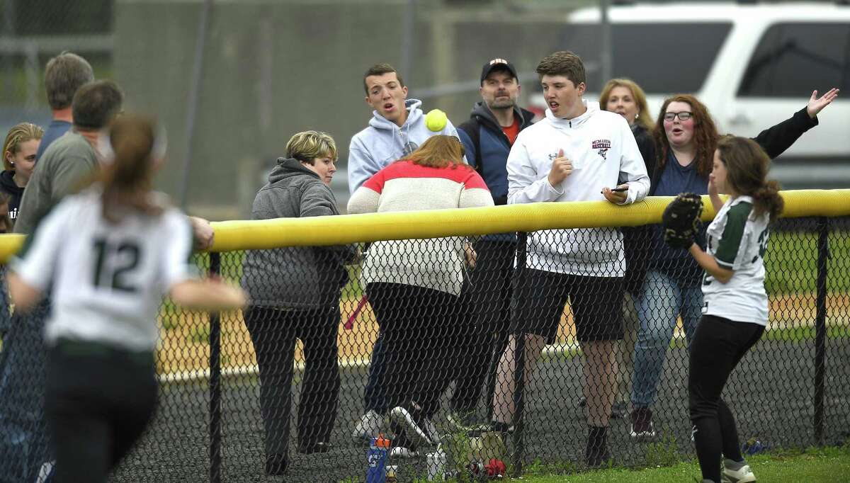 Stamford defeated New Milford 10-0 in a CIAC Class LL softball tournament at Stamford High School on May 29, 2019 in Stamford, Connecticut.