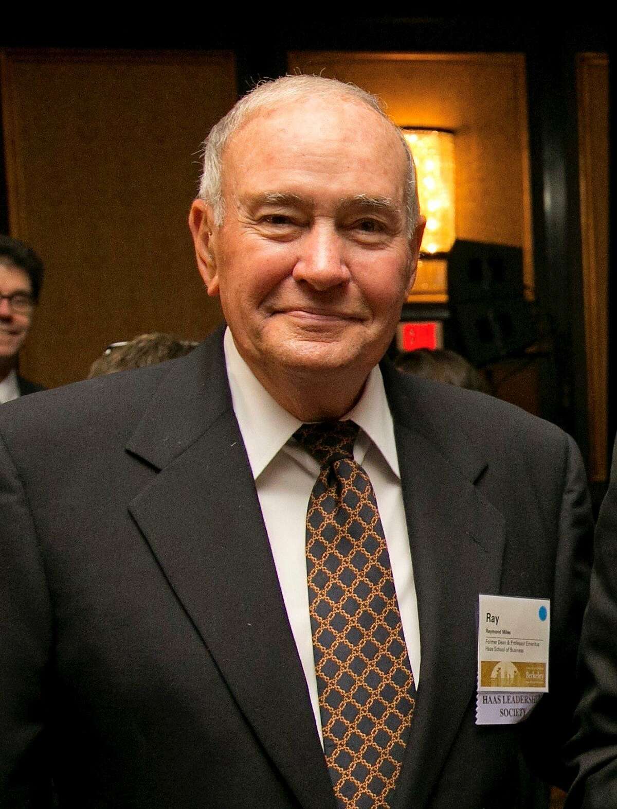 Raymond Miles, former dean of UC Berkeley’s Haas School of Business and an influential figure in the field of human resources.