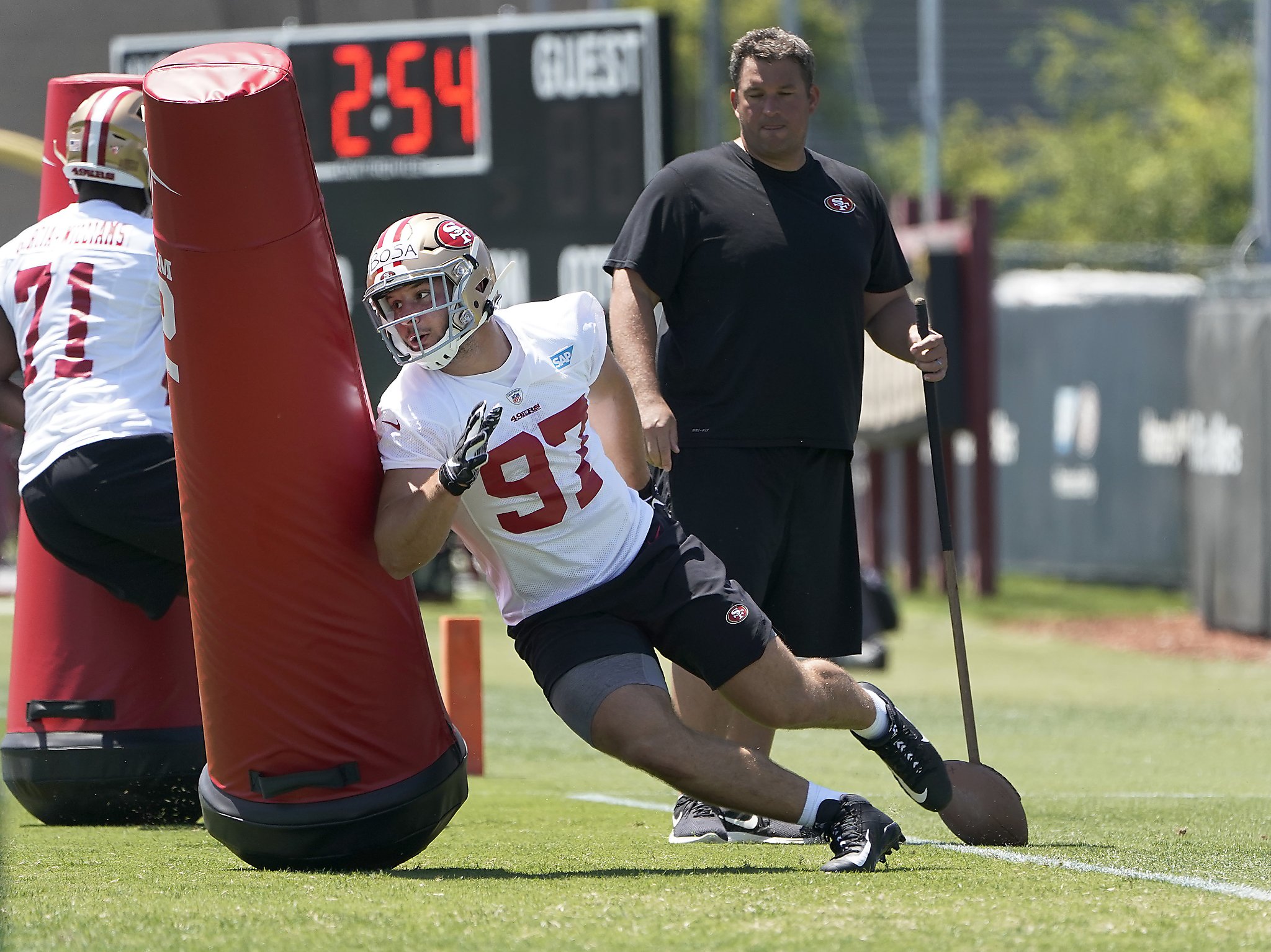 49ers' George Kittle boosts Nick Bosa's award hopes: 'I think