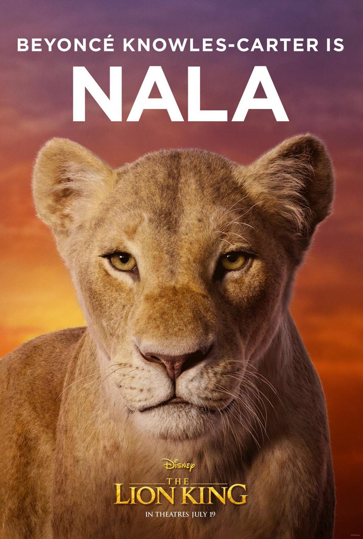 New Lion King Movie Posters Shows Beyonce S Role As Nala