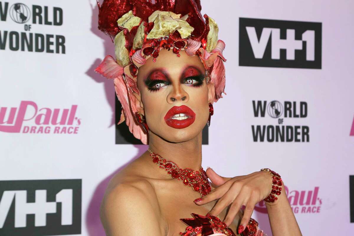Yvie Oddly arrives at the red carpet for "RuPaul's Drag Race," Season 11 at The Orpheum Theatre on Monday, May 13, 2019, in Los Angeles. (Photo by Willy Sanjuan/Invision/AP)